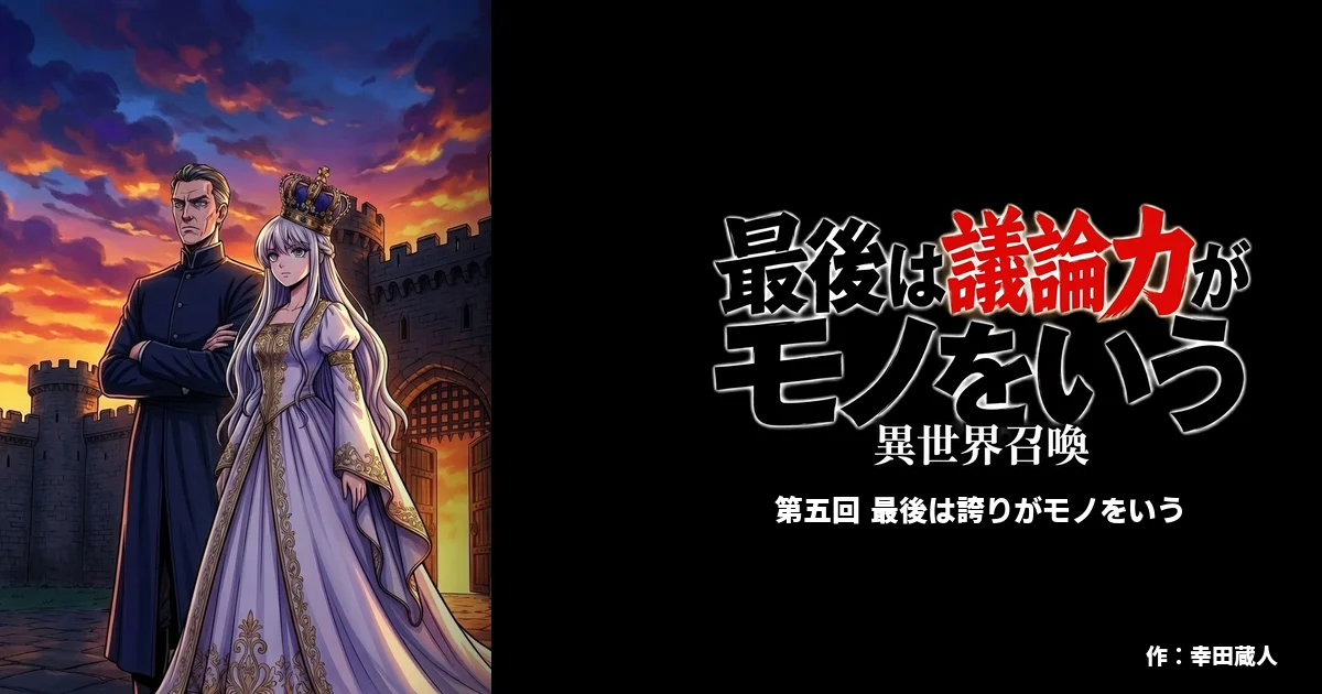 【AIマンガ】最後は議論力がモノをいう 第5話: 最後は誇りがモノをいう