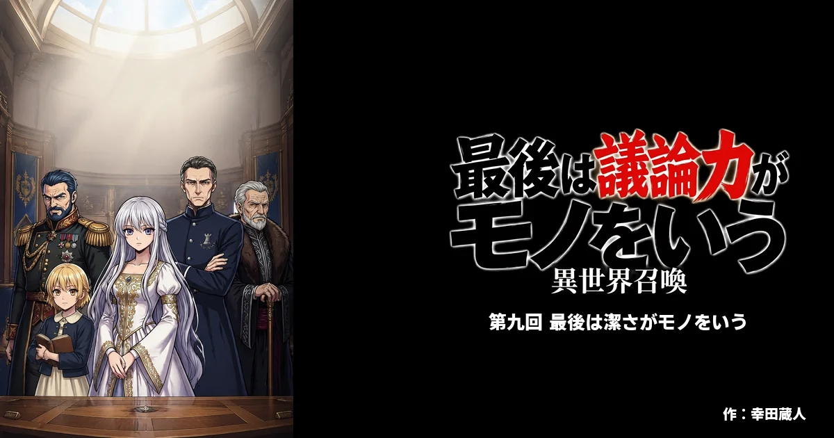 【AIマンガ】最後は議論力がモノをいう 第9話: 最後は潔さがモノをいう