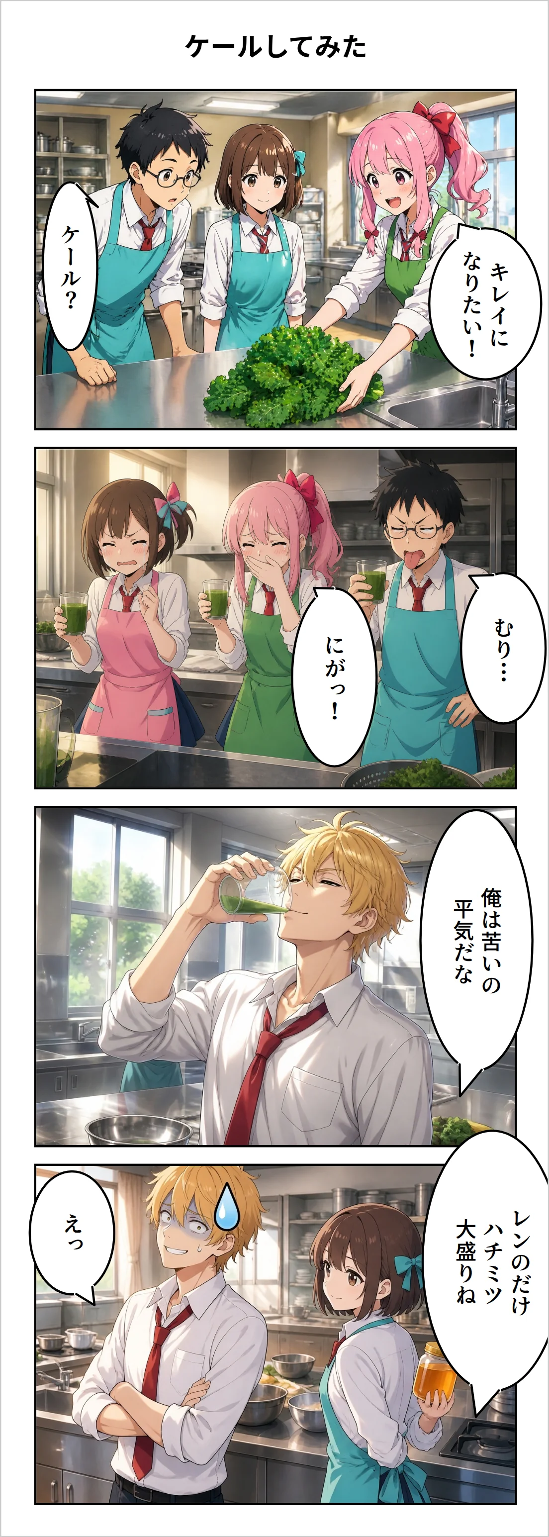 【4コマ】第52話: ケールしてみた