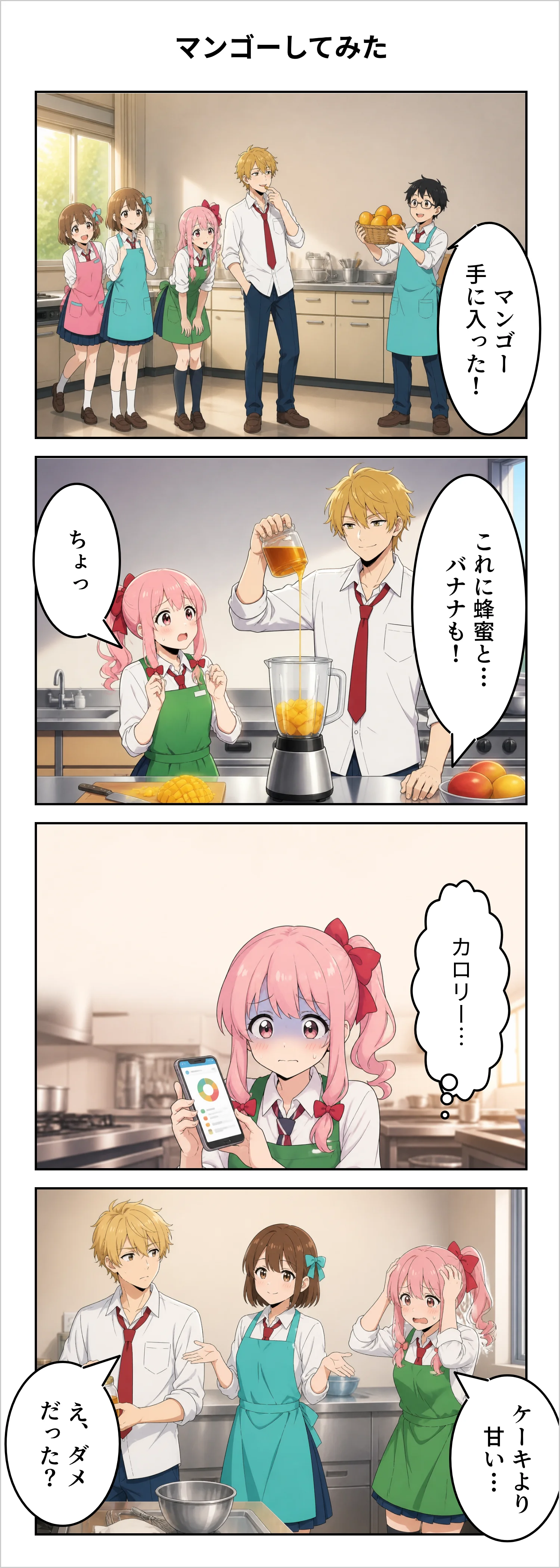【4コマ】第61話: マンゴーしてみた