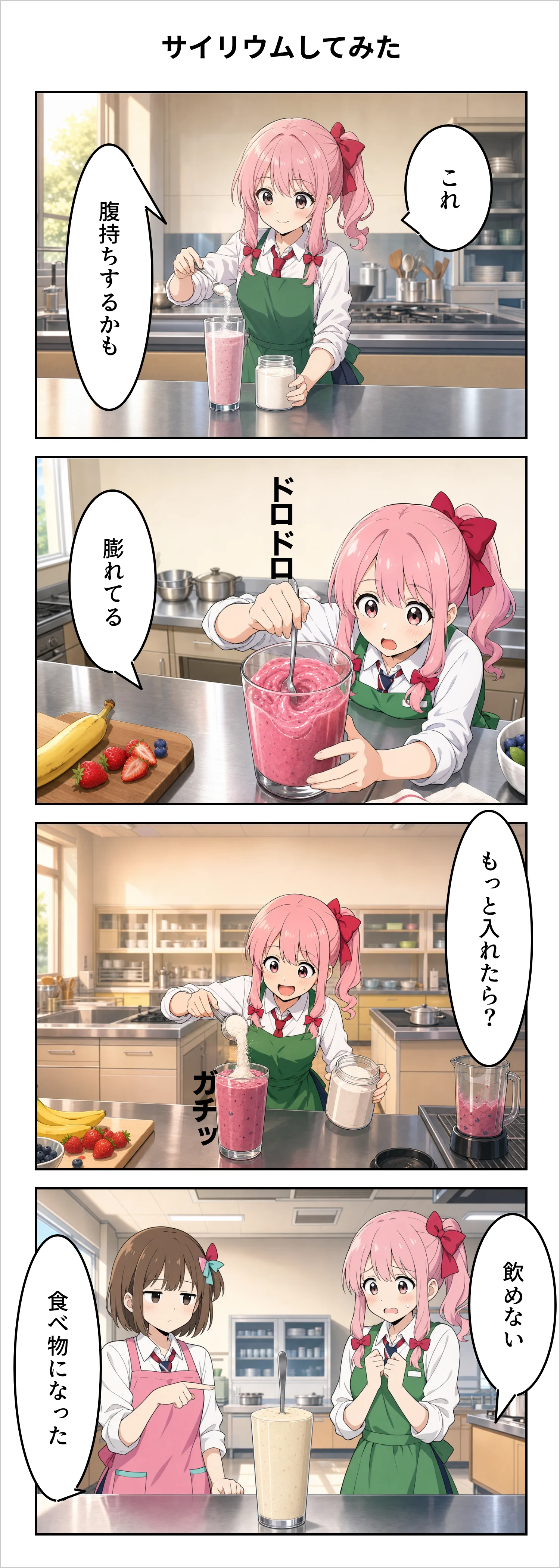 【4コマ】第85話: サイリウムしてみた