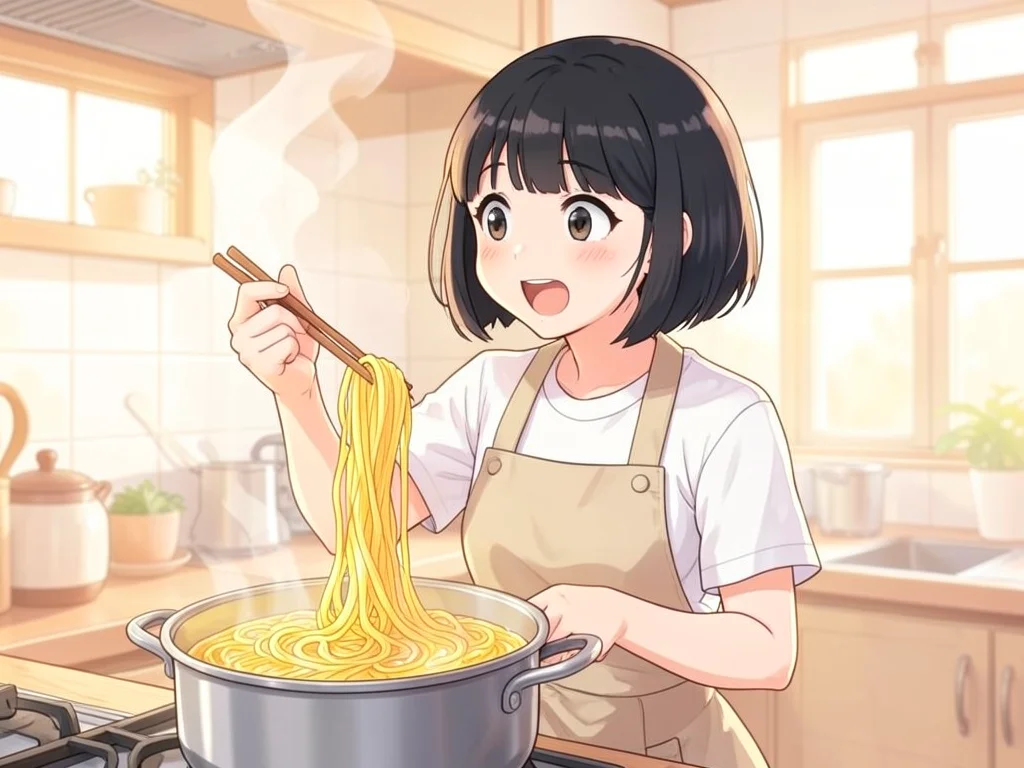 重曹でパスタが中華麺になる——アルカリ性とグルテンの科学